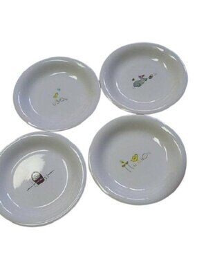 World Market Easter Spring set plates 4